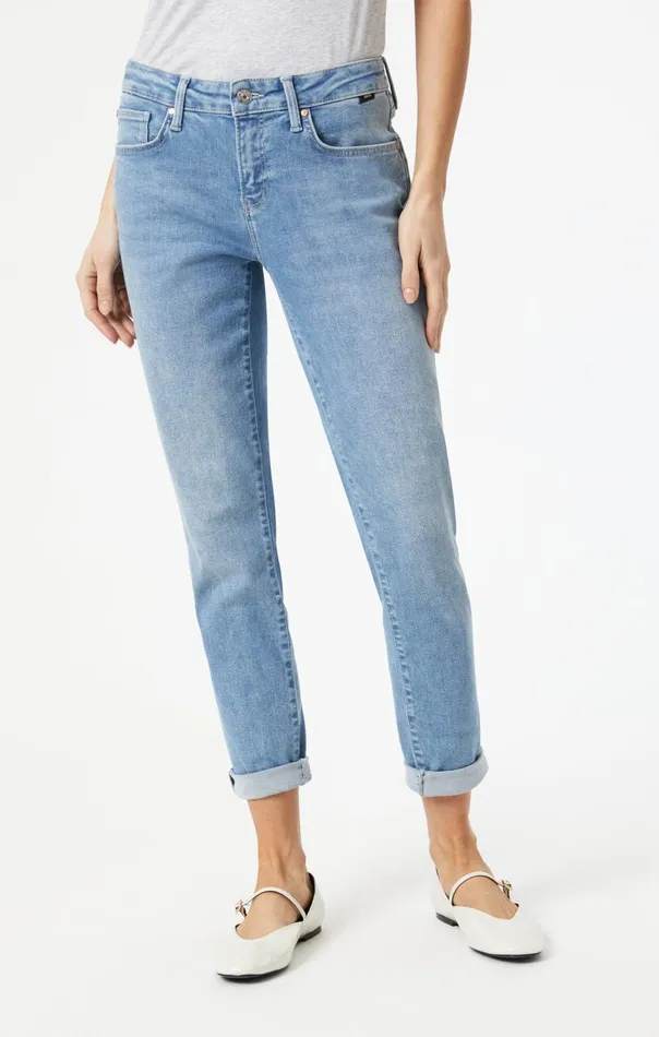 Ada Boyfriend In Light Brushed Flex Blue Women Mavi Jeans Denim Ada Boyfriend In Light Brushed Flex Blue Women Mavi Jeans Denim