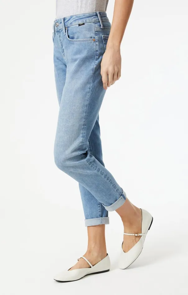 Ada Boyfriend In Light Brushed Flex Blue Women Mavi Jeans Denim Ada Boyfriend In Light Brushed Flex Blue Women Mavi Jeans Denim