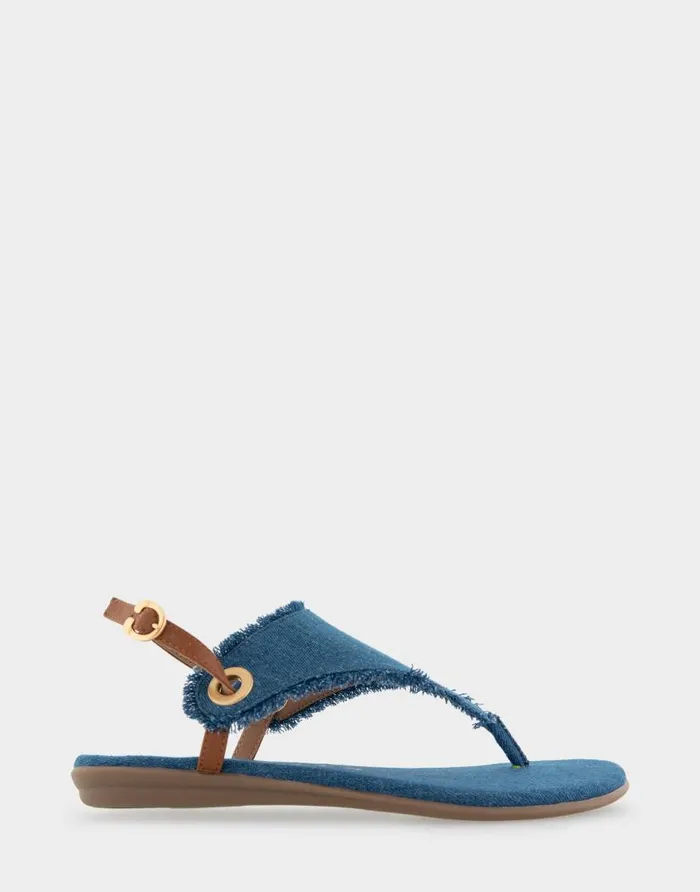 Aerosoles Comfortable Women039s Back Strap Thong Sandal In Denim Fabric Denim Fabric Denim Fabric Women Wide Width Sandals Aerosoles Comfortable Women039s Back Strap Thong Sandal In Denim Fabric Denim Fabric Denim Fabric Women Wide Width Sandals