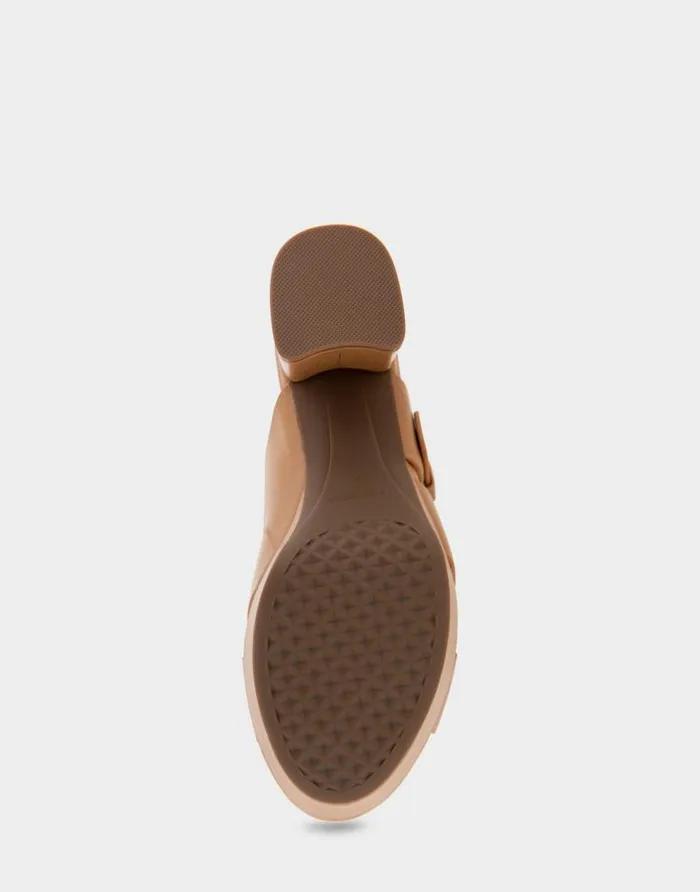 Aerosoles Comfortable Women039s Crisscross Platform Slide Sandal In Doe Leather Doe Leather Women Platforms