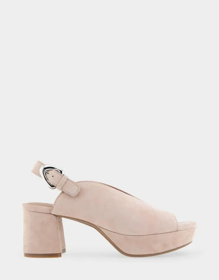 Aerosoles Comfortable Women039s Peep Toe Platform Sandal In Cipria Suede Cipria Suede Women Clogs and Mules Aerosoles Comfortable Women039s Peep Toe Platform Sandal In Cipria Suede Cipria Suede Women Clogs and Mules
