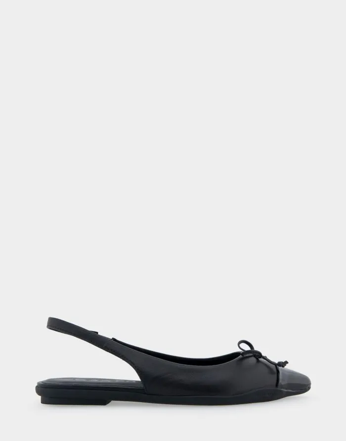 Aerosoles Comfortable Women039s Point Toe Slingback Flat In Black Leather Black Leather Women Clogs and Mules Aerosoles Comfortable Women039s Point Toe Slingback Flat In Black Leather Black Leather Women Clogs and Mules