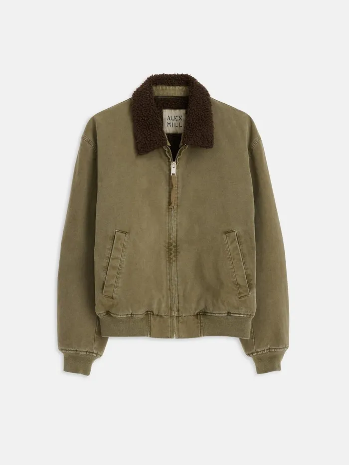Alex Mill Jackets Coats Men Flight Jacket In Canvas