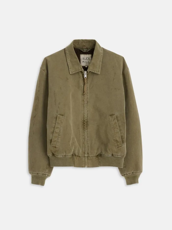 Alex Mill Jackets Coats Men Flight Jacket In Canvas