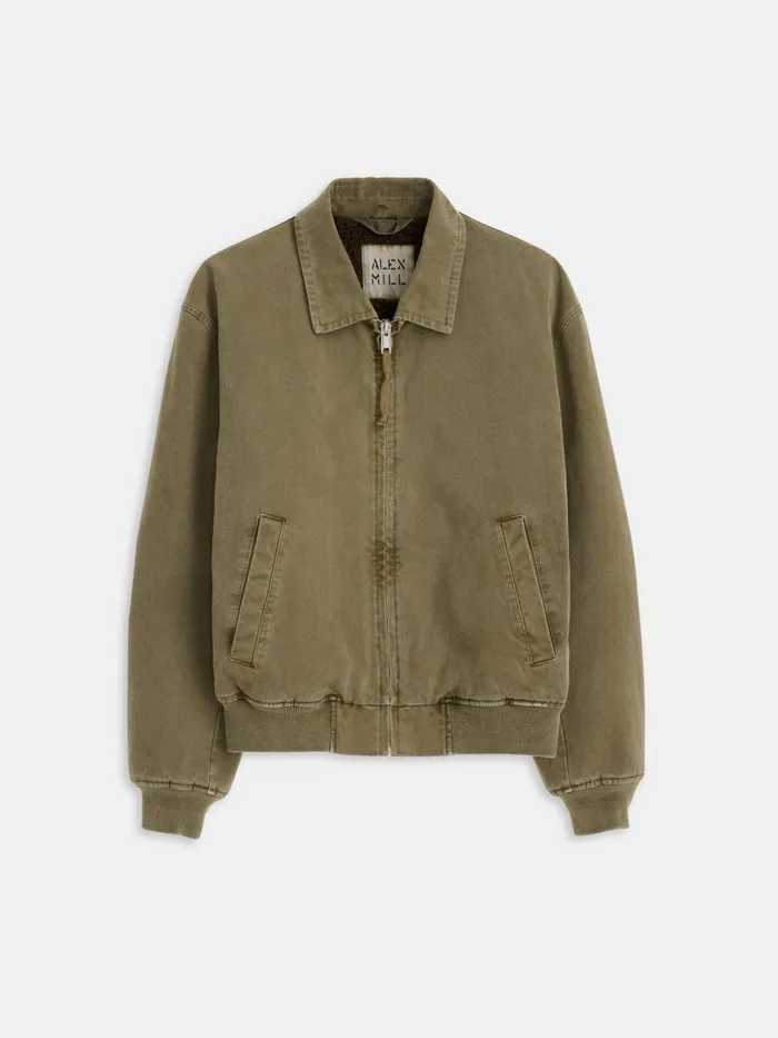 Alex Mill Jackets Coats Men Flight Jacket In Canvas