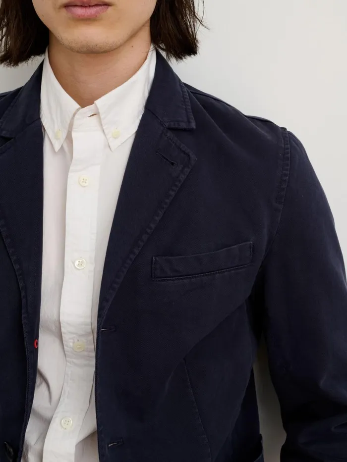 Alex Mill Jackets Coats Men Mill Blazer In Vintage Wash Chino Dark Navy
