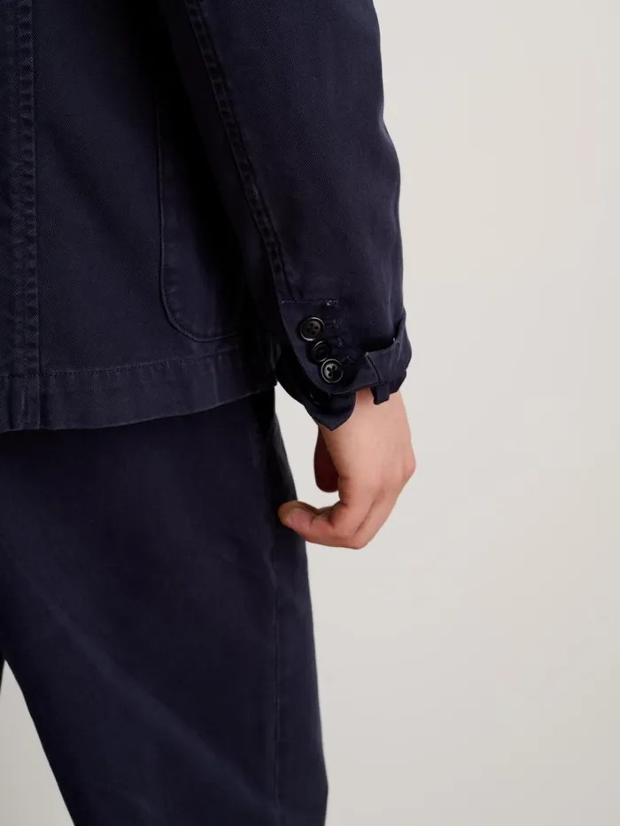 Alex Mill Jackets Coats Men Mill Blazer In Vintage Wash Chino Dark Navy