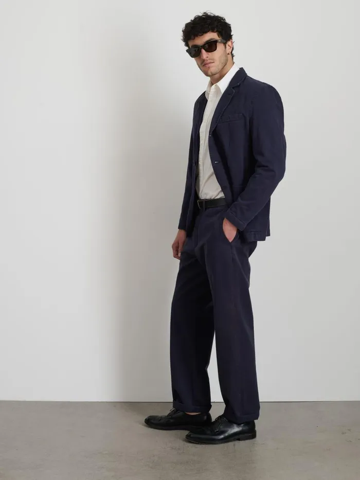 Alex Mill Jackets Coats Men Mill Blazer In Vintage Wash Chino Dark Navy