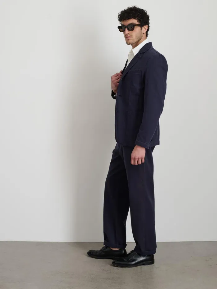 Alex Mill Jackets Coats Men Mill Blazer In Vintage Wash Chino Dark Navy