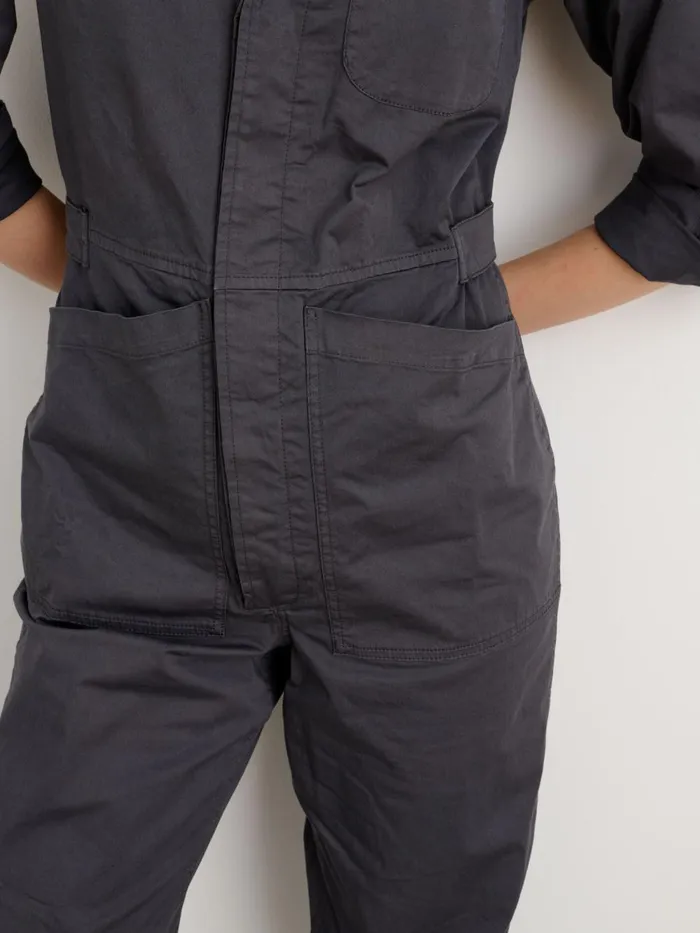 Alex Mill Jumpsuits Women Standard Jumpsuit In Cotton Twill Iron Grey