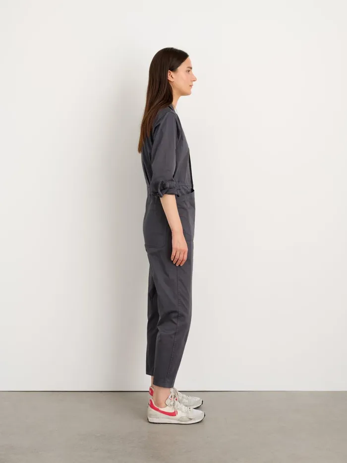 Alex Mill Jumpsuits Women Standard Jumpsuit In Cotton Twill Iron Grey