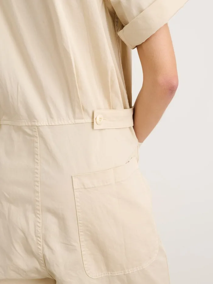 Alex Mill Jumpsuits Women Standard Short Sleeve Jumpsuit Oatmilk