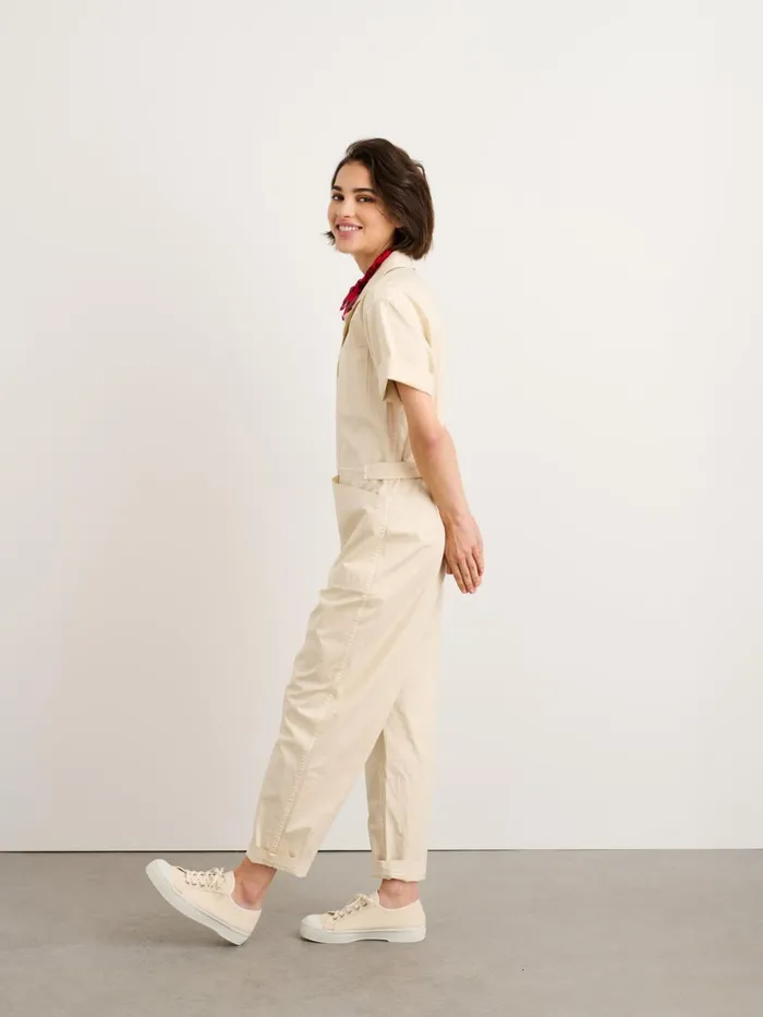 Alex Mill Jumpsuits Women Standard Short Sleeve Jumpsuit Oatmilk