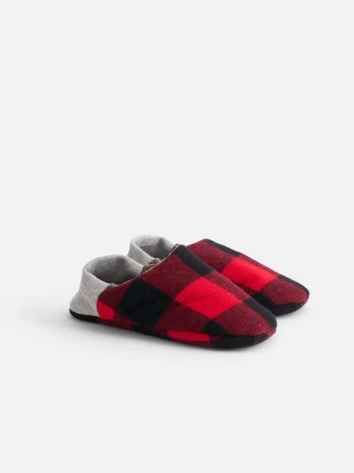 Alex Mill Pajamas Slippers Men Buffalo Check House Shoes