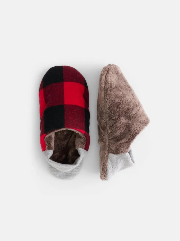 Alex Mill Pajamas Slippers Men Buffalo Check House Shoes