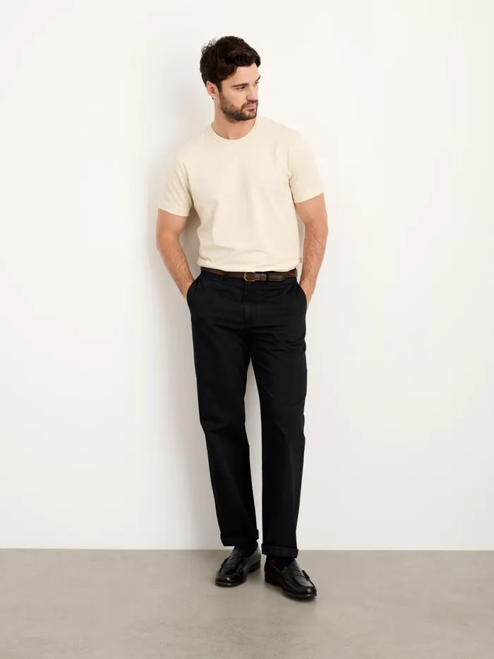 Alex Mill Pants Men Straight Leg Pant In Vintage Washed Chino Washed Black
