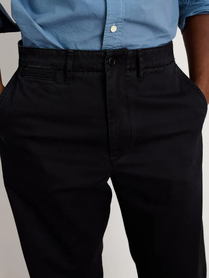 Alex Mill Pants Men Straight Leg Pant In Vintage Washed Chino Washed Black