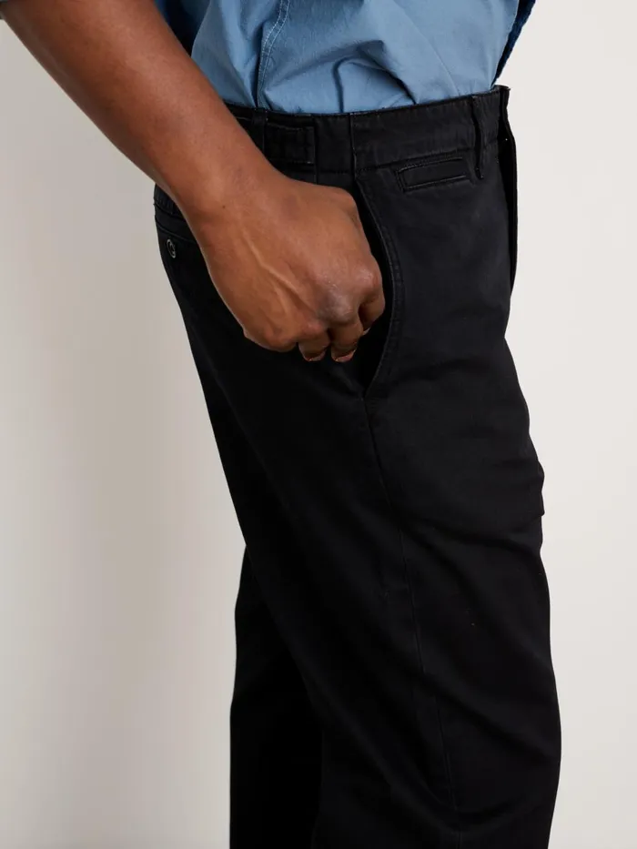 Alex Mill Pants Men Straight Leg Pant In Vintage Washed Chino Washed Black