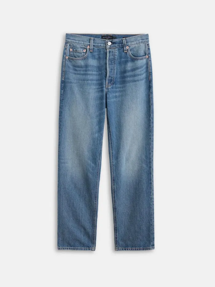 Alex Mill Pants Women Bev Relaxed Jean Vintage Dark Indigo