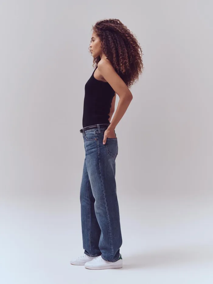 Alex Mill Pants Women Bev Relaxed Jean Vintage Dark Indigo