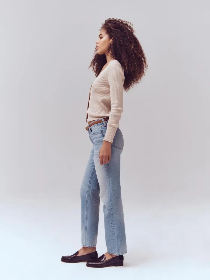 Alex Mill Pants Women Bev Relaxed Jean Vintage Dark Indigo