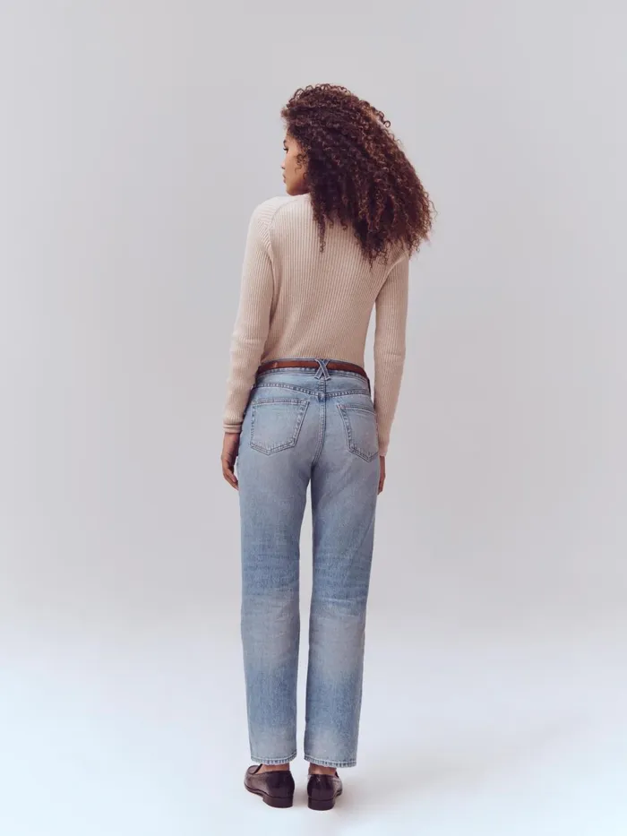 Alex Mill Pants Women Bev Relaxed Jean Vintage Dark Indigo