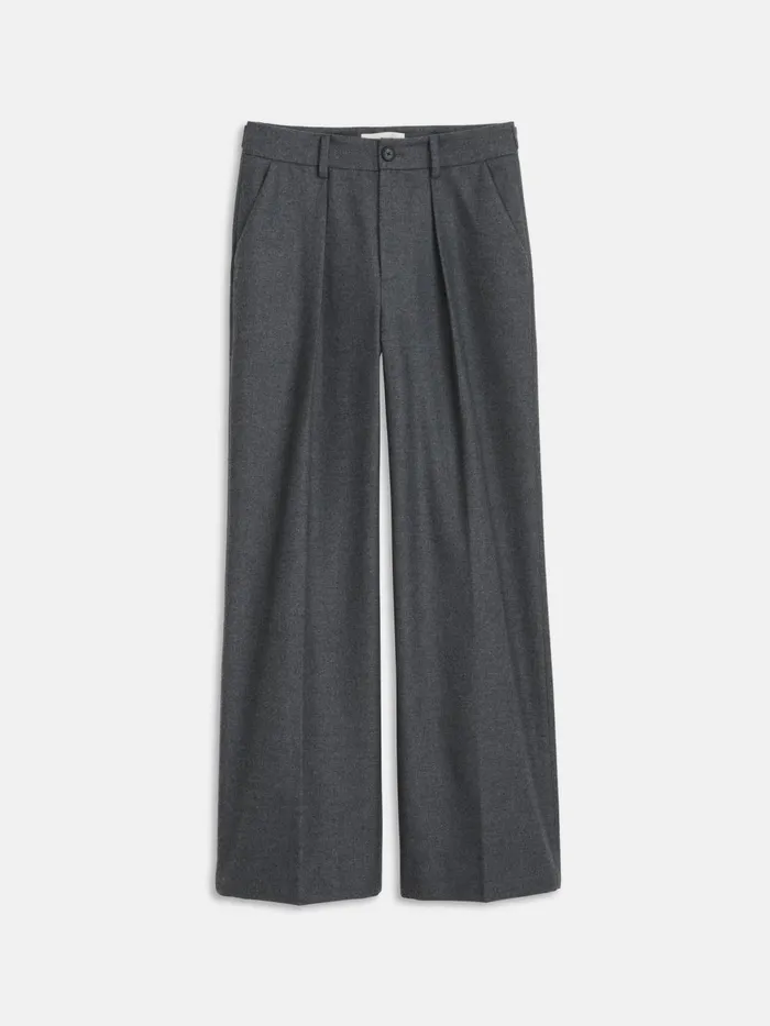 Alex Mill Set Dressing Women Soho Trouser In Wool Charcoal