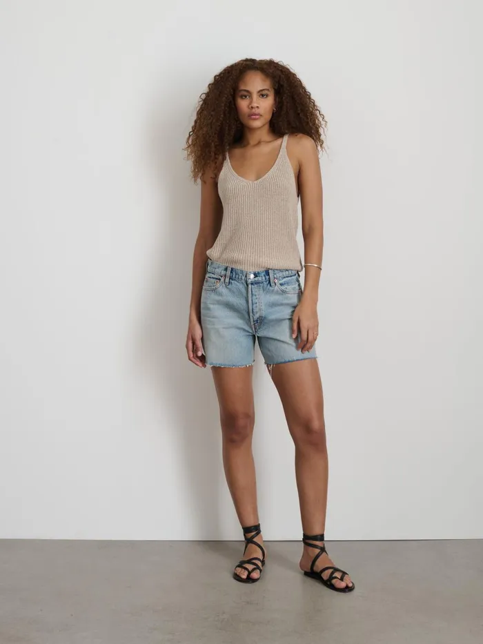 Alex Mill Shorts Women Stella Denim Short Barcelona Light Wash