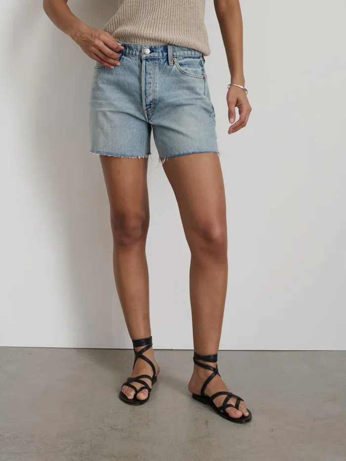 Alex Mill Shorts Women Stella Denim Short Barcelona Light Wash