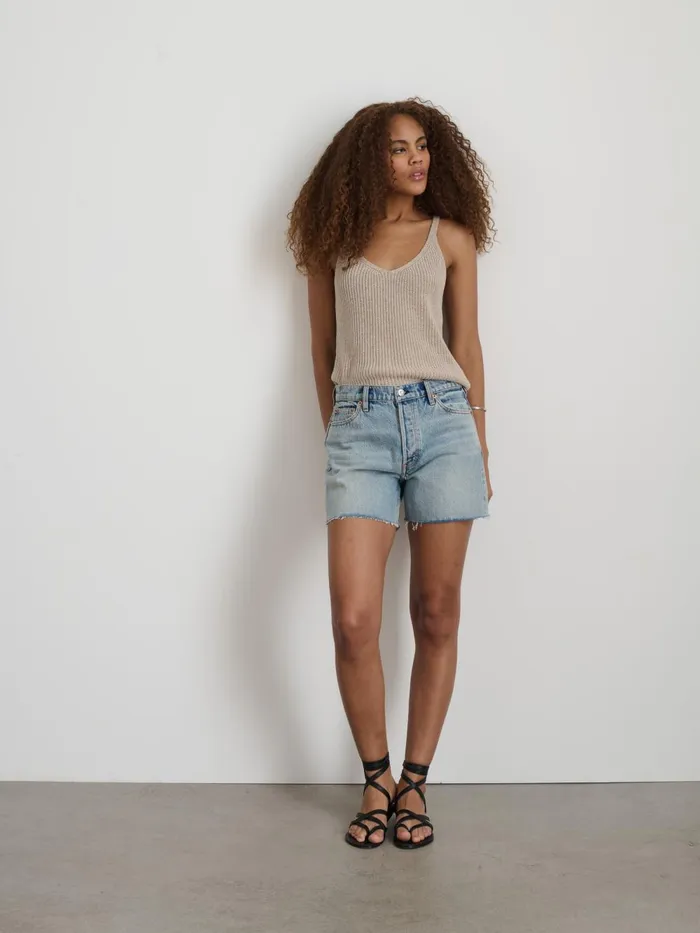 Alex Mill Shorts Women Stella Denim Short Barcelona Light Wash