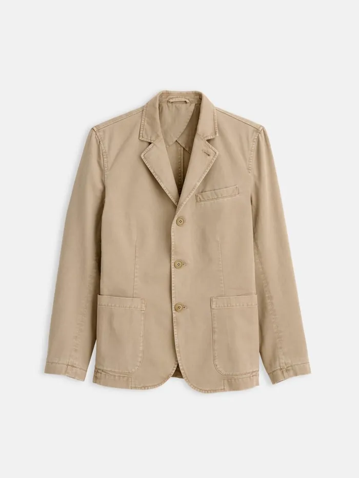 Alex Mill Suiting Blazers Men Mill Blazer In Vintage Wash Chino Faded Khaki