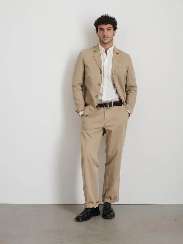 Alex Mill Suiting Blazers Men Mill Blazer In Vintage Wash Chino Faded Khaki