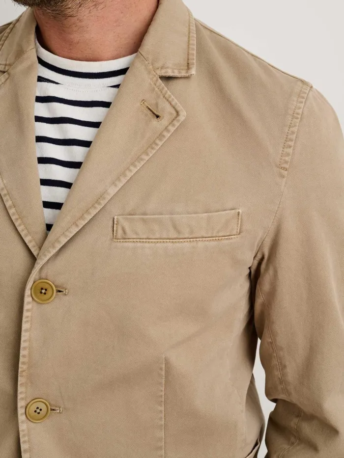 Alex Mill Suiting Blazers Men Mill Blazer In Vintage Wash Chino Faded Khaki