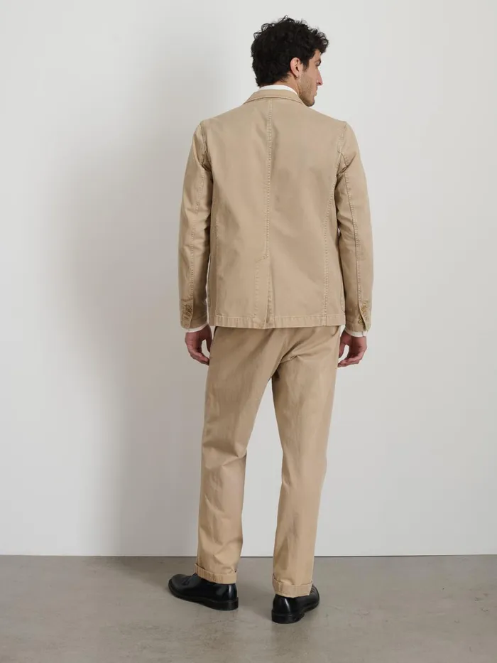 Alex Mill Suiting Blazers Men Mill Blazer In Vintage Wash Chino Faded Khaki