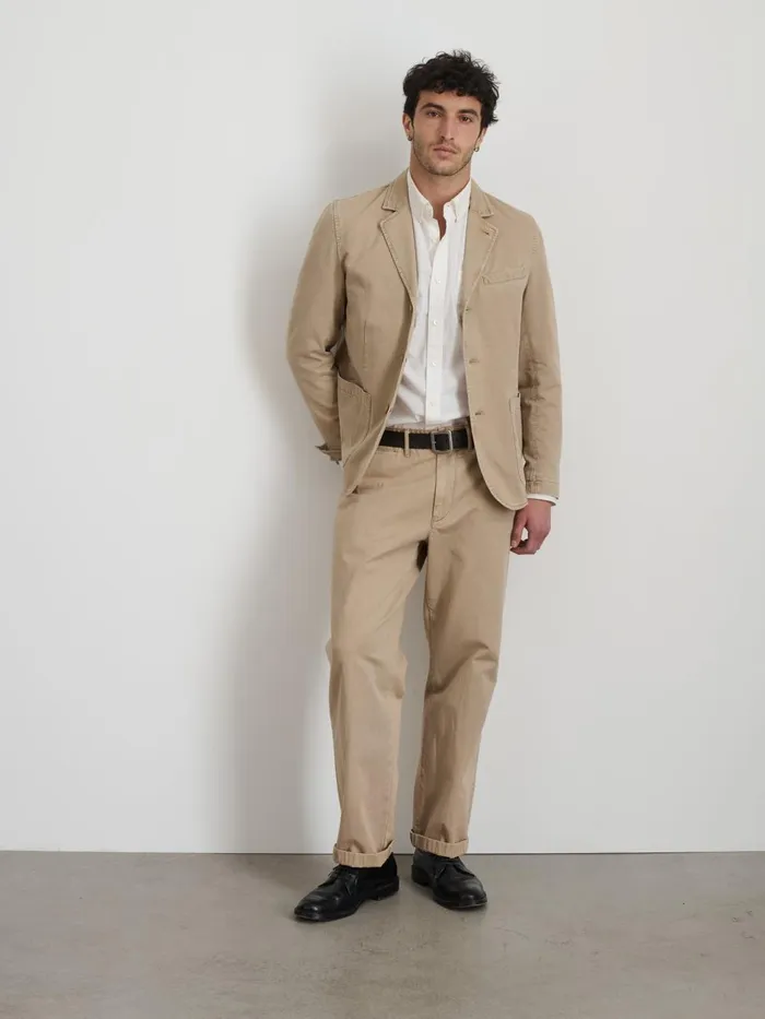 Alex Mill Suiting Blazers Men Mill Blazer In Vintage Wash Chino Faded Khaki