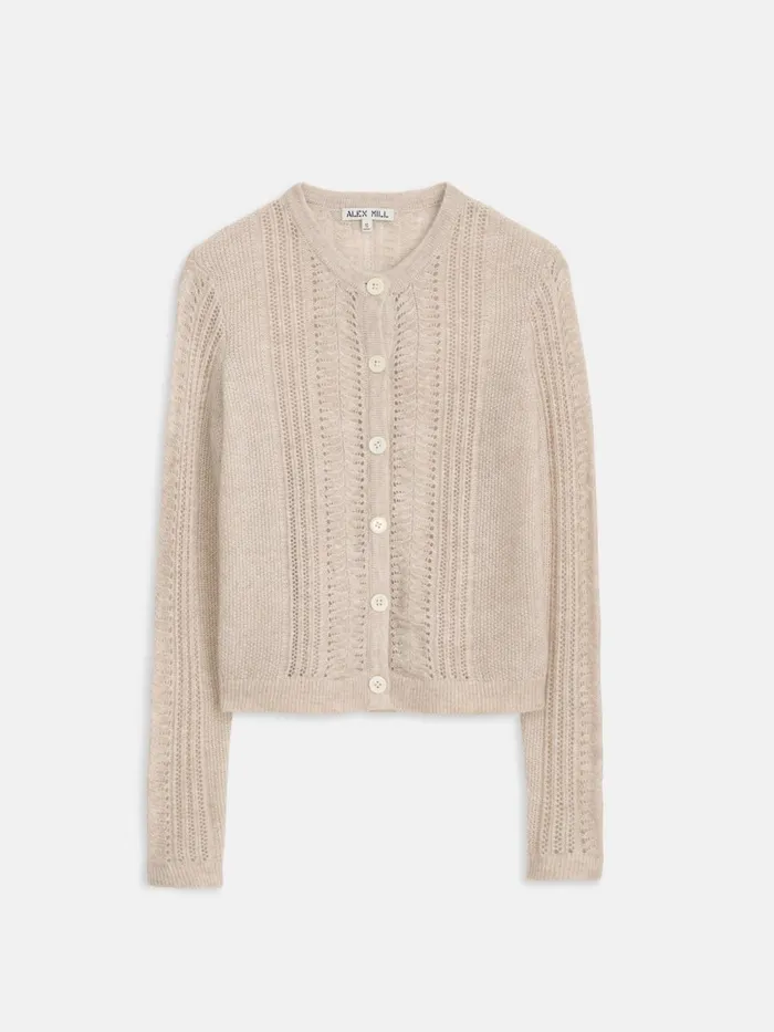 Alex Mill Sweaters Women Addison Cardigan Champagne
