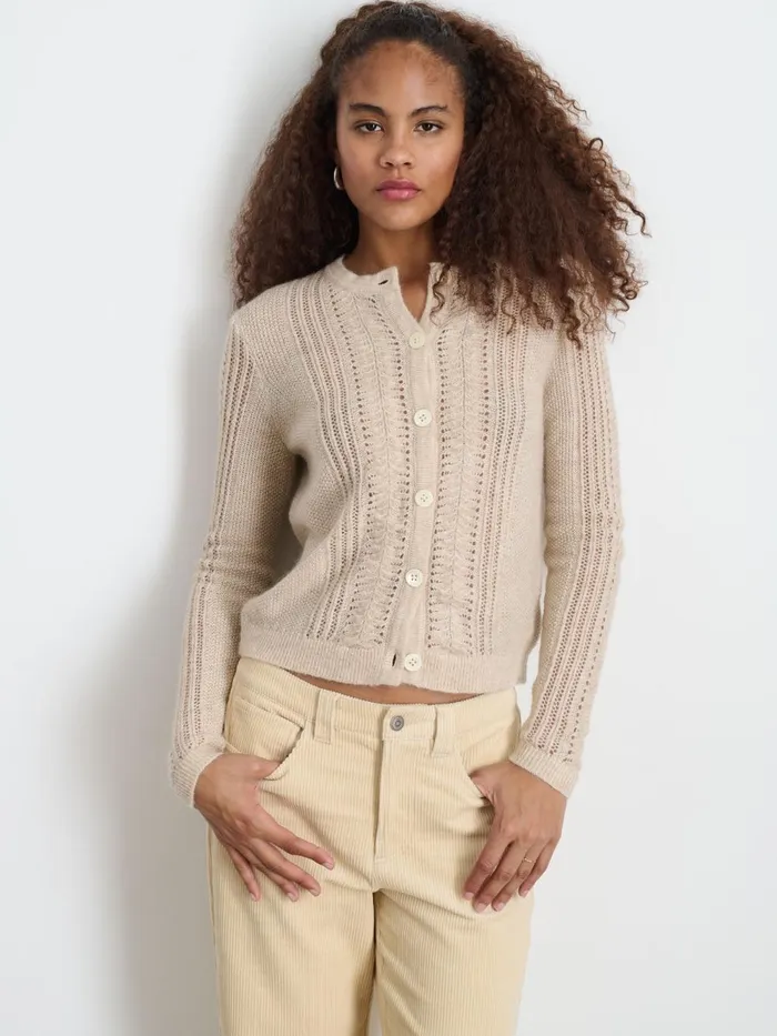 Alex Mill Sweaters Women Addison Cardigan Champagne