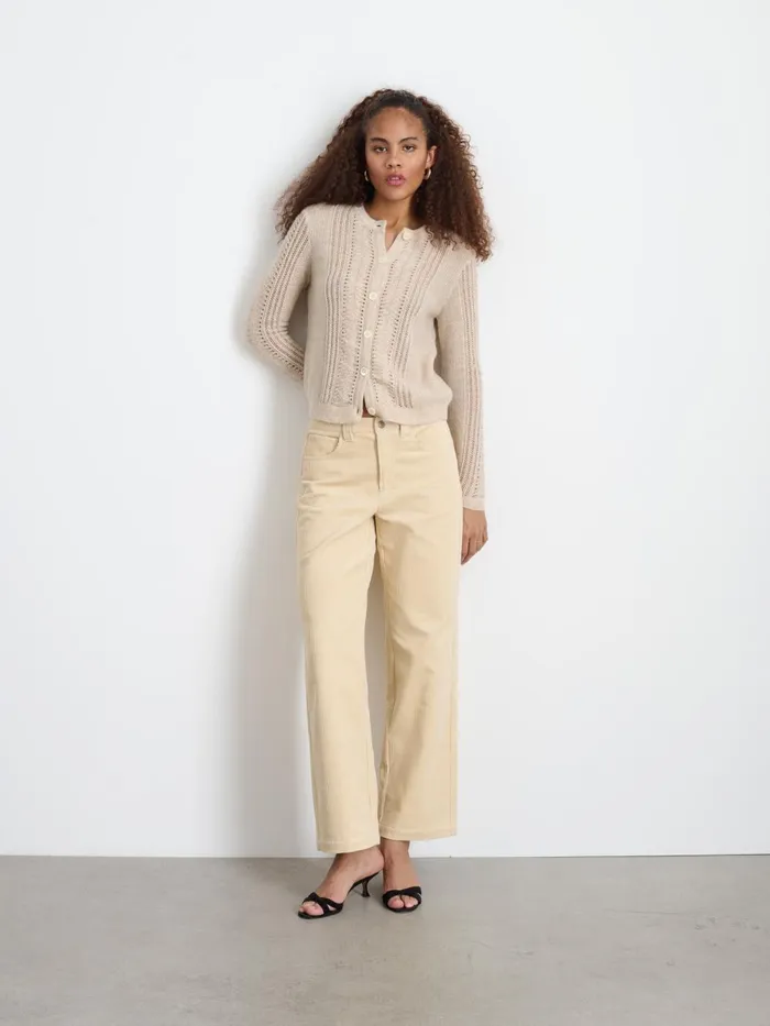 Alex Mill Sweaters Women Addison Cardigan Champagne