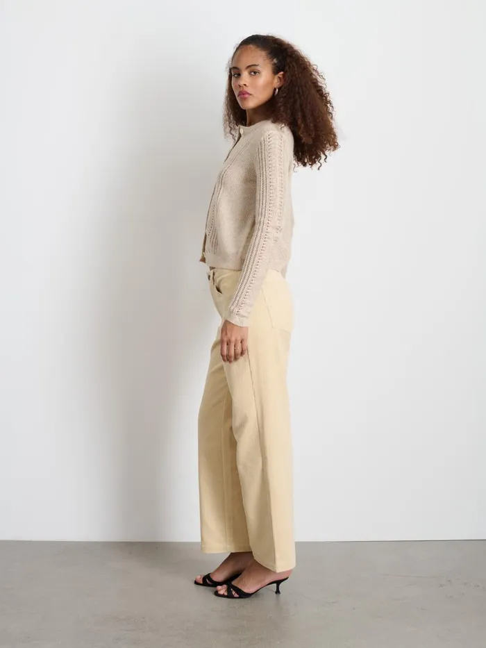 Alex Mill Sweaters Women Addison Cardigan Champagne