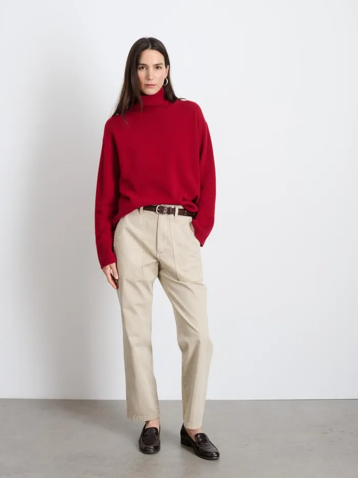 Alex Mill Sweaters Women Cecile Turtleneck In Cashmere Garnet