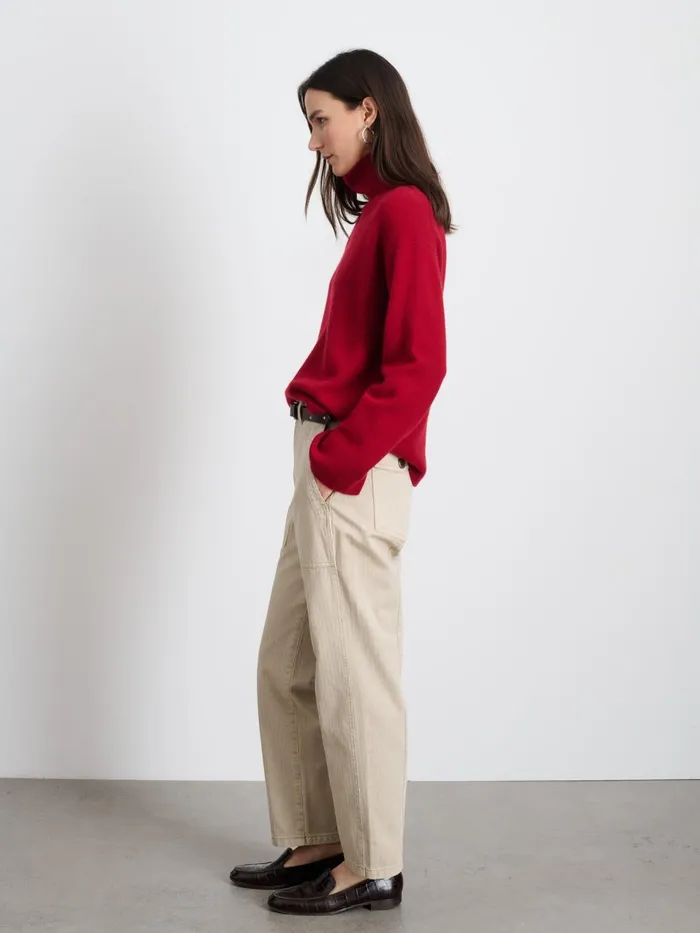 Alex Mill Sweaters Women Cecile Turtleneck In Cashmere Garnet