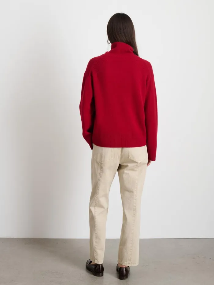Alex Mill Sweaters Women Cecile Turtleneck In Cashmere Garnet