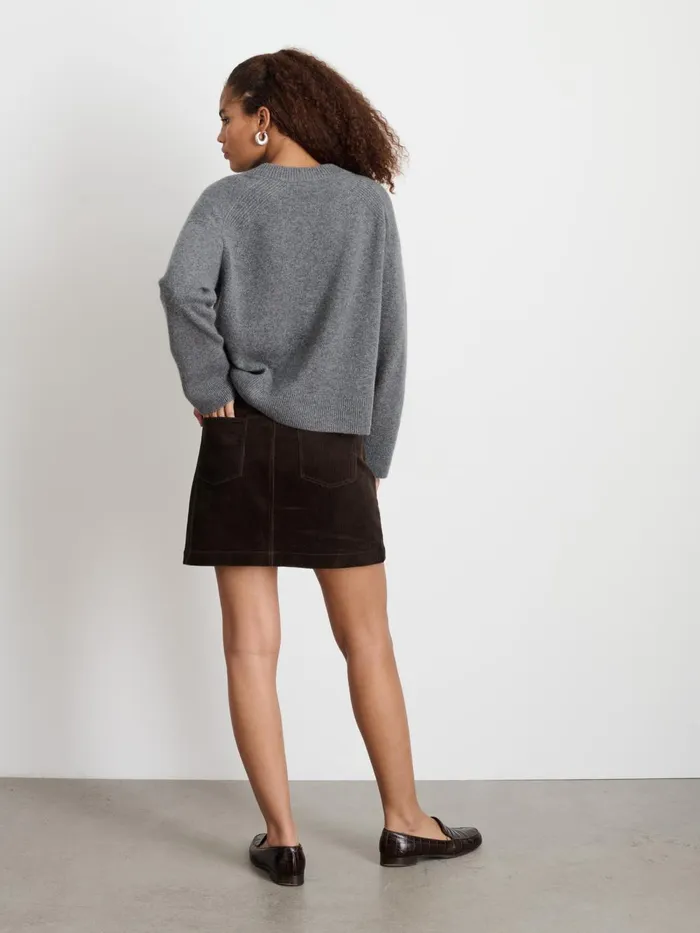 Alex Mill Sweaters Women Rowan VNeck In Cashmere Sterling Grey