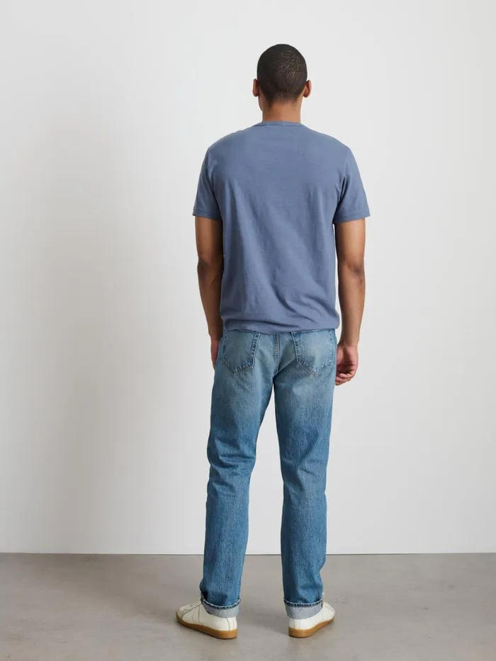 Alex Mill Tees Polos Men Standard TShirt In Slub Cotton Vintage Indigo