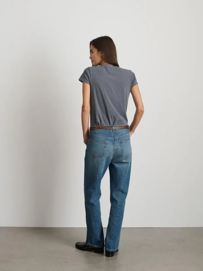 Alex Mill Tees Tanks Women Prospect Tee In Cotton Jersey Charcoal