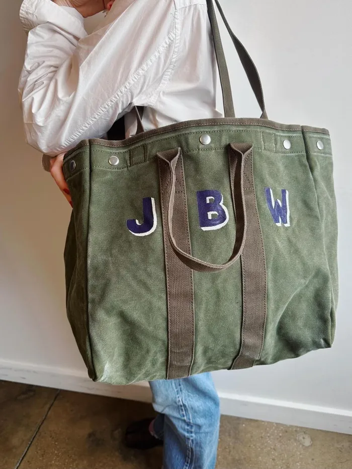Alex Mill Women The Perfect Weekday Tote Military Olive
