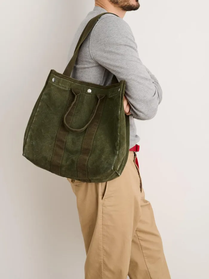 Alex Mill Women The Perfect Weekday Tote Military Olive