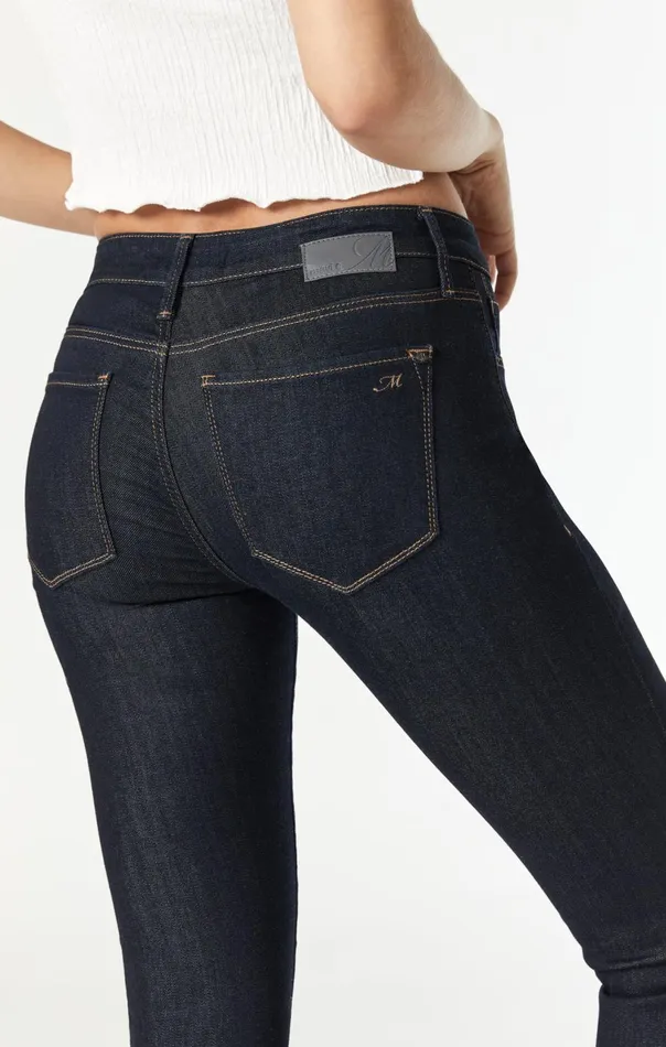 Alexa Mid Rise Skinny In Rinse Supersoft Women Mavi Jeans Denim