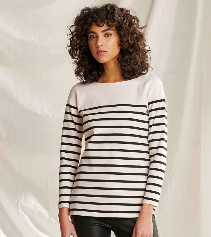 Ali Breton Top 8211 Cream Melange Stripes Hatley