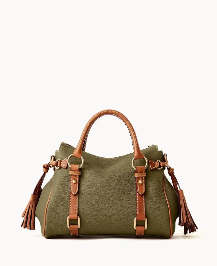 All Weather Leather 30 Satchel 30 Green Woman Dooney and Bourke Satchels All Weather Leather 30 Satchel 30 Green Woman Dooney and Bourke Satchels